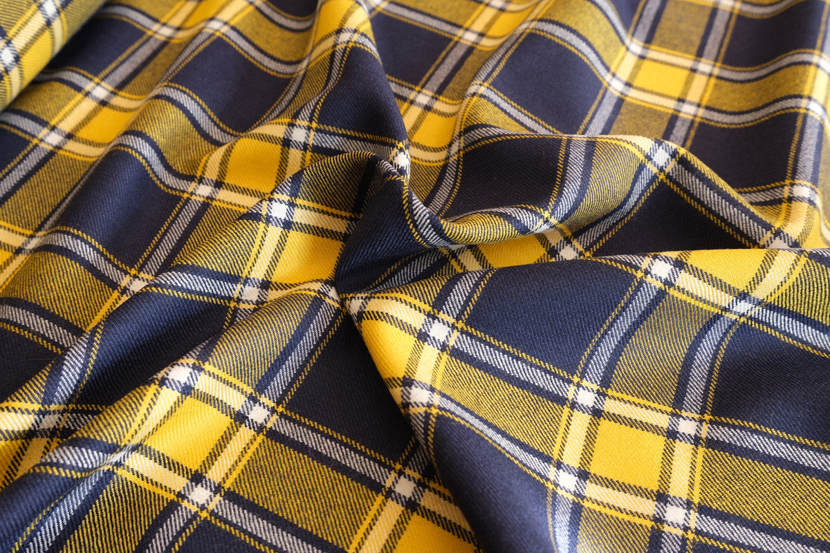 Deadstock 100% Wool Check (per 1/2 M)