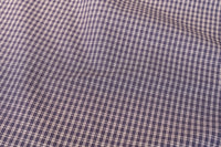 100% Cotton Seersucker - Navy/White (Per 1/2 M)