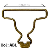 Metal Overall Buckles - Set of 2