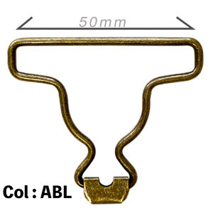 Metal Overall Buckles - Set of 2