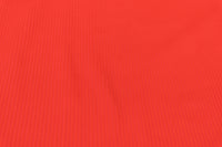 Recycled Poly Ribbed Swimwear Fabric - Cherry Red - Per 1/2M