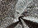 Leopard Print Cotton Denim - per 1/2M