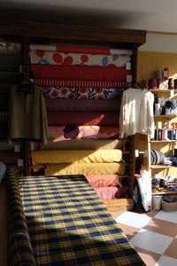 Deadstock 100% Wool Check (per 1/2 M)