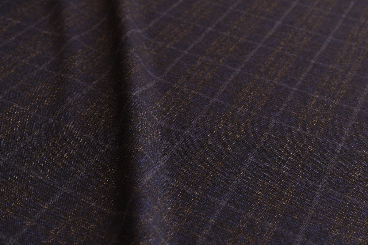 Deadstock Wool Blend Check (per 1/2 M)