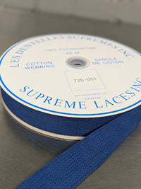 Cotton Webbing 38mm / 1.5" (per 10 cm) - Multiple Colours