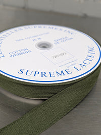 Cotton Webbing 38mm / 1.5" (per 10 cm) - Multiple Colours