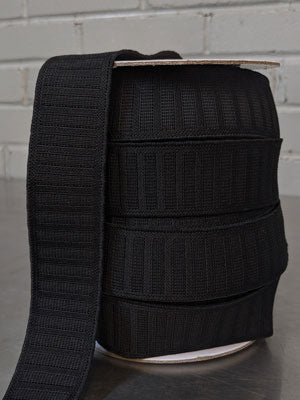 1.5" (38mm) Non-Roll Belting Elastic - Per 10 cm