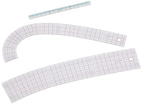 Clover 3 Piece Curve Ruler Set