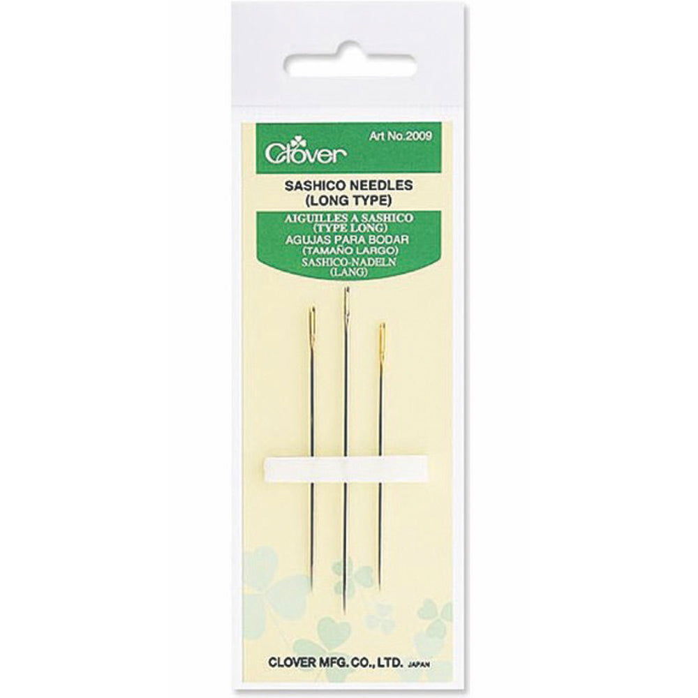 CLOVER Sashico Needles - Long Type - 3pcs