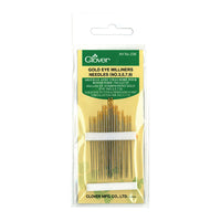 CLOVER 236 - Gold Eye Milliner Needles #3-9