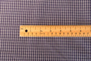 100% Cotton Seersucker - Navy/White (Per 1/2 M)