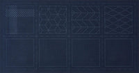 COSMO Hidamari Sashiko Coaster Navy
