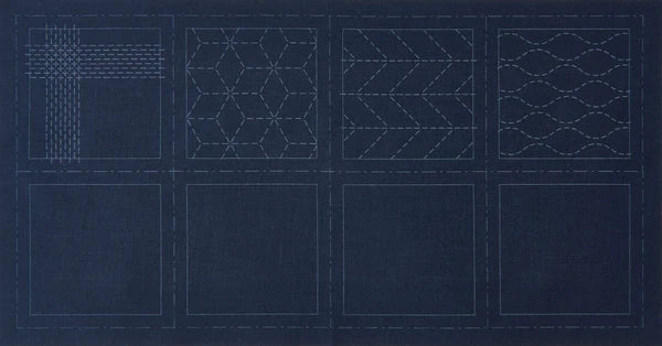 COSMO Hidamari Sashiko Coaster Navy