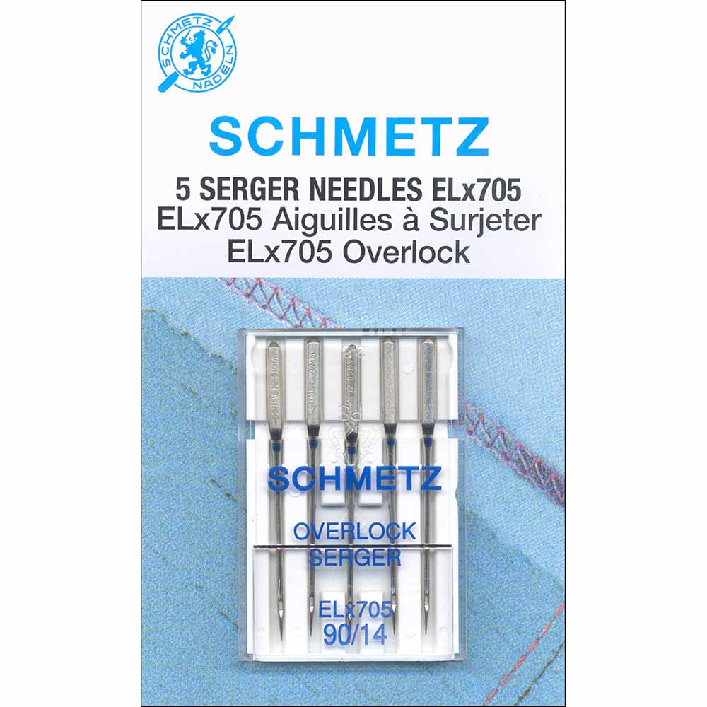 SCHMETZ #1821 Serger Needles ELx705 - 90/14 - 5 count