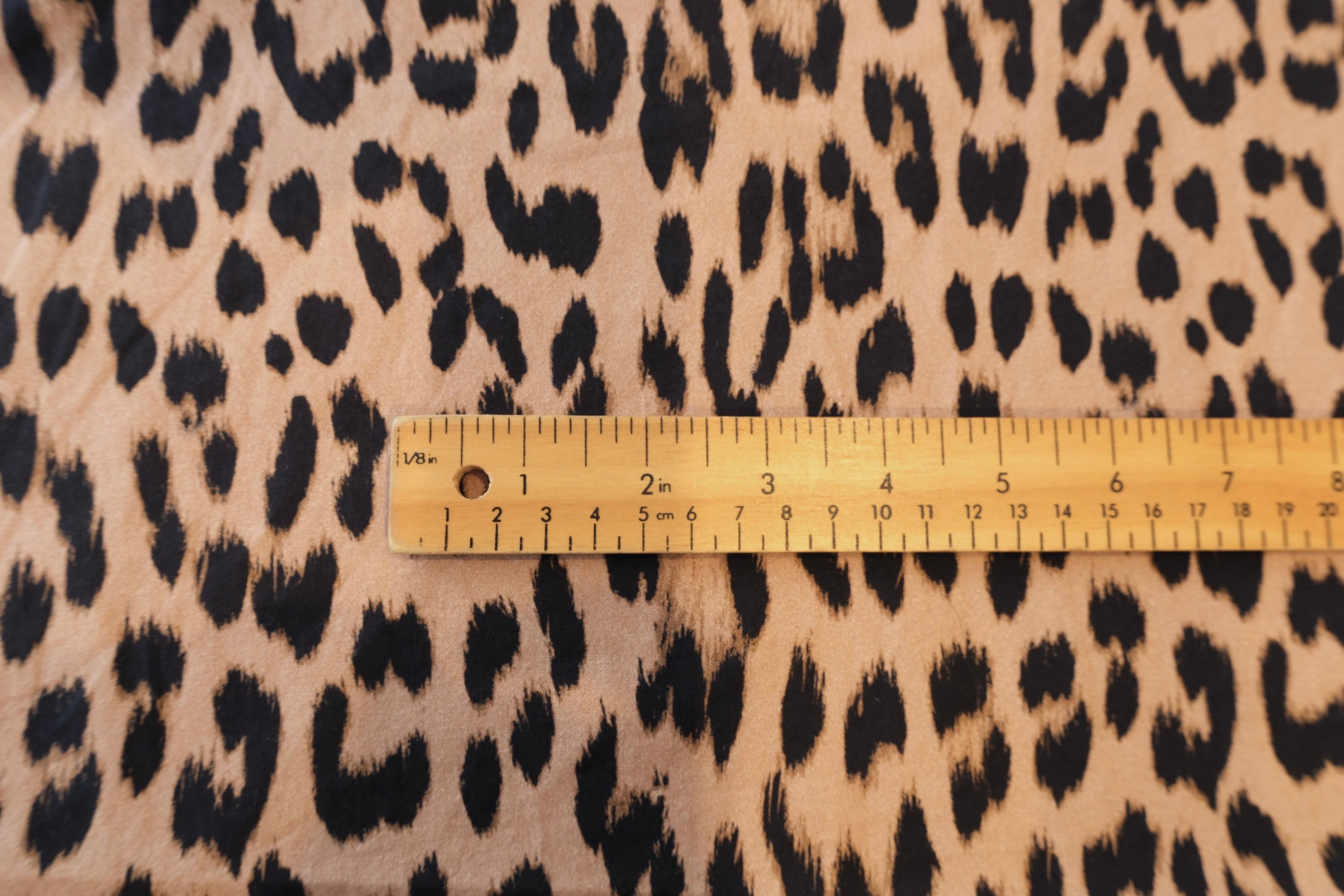 Porter Heavyweight Organic Cotton - Leopard (per 1/2 M)