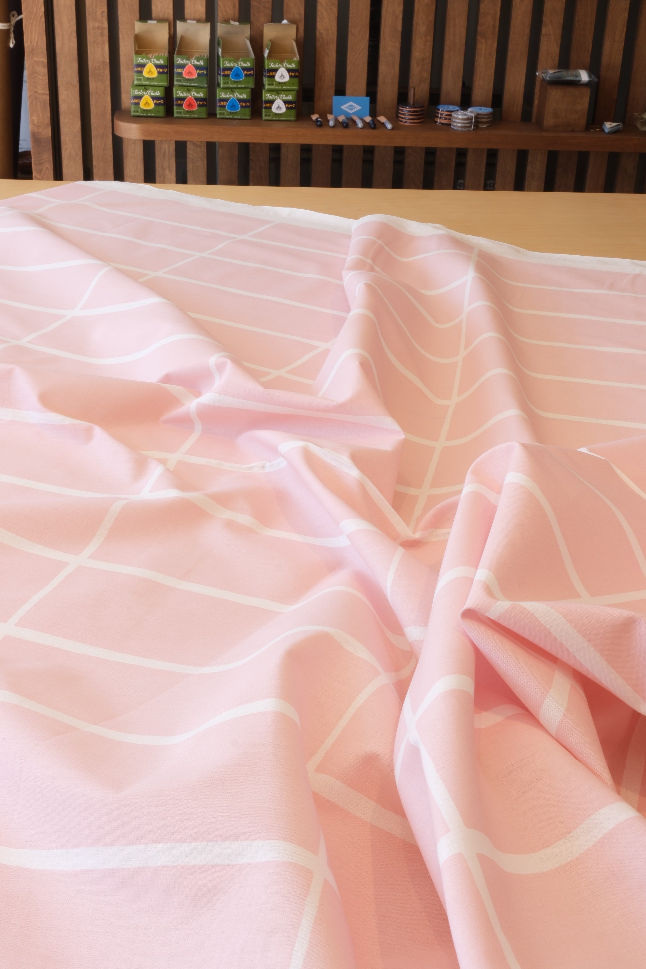 Marimekko Tiiliskivi Cotton Fabric (per 1/2 M)