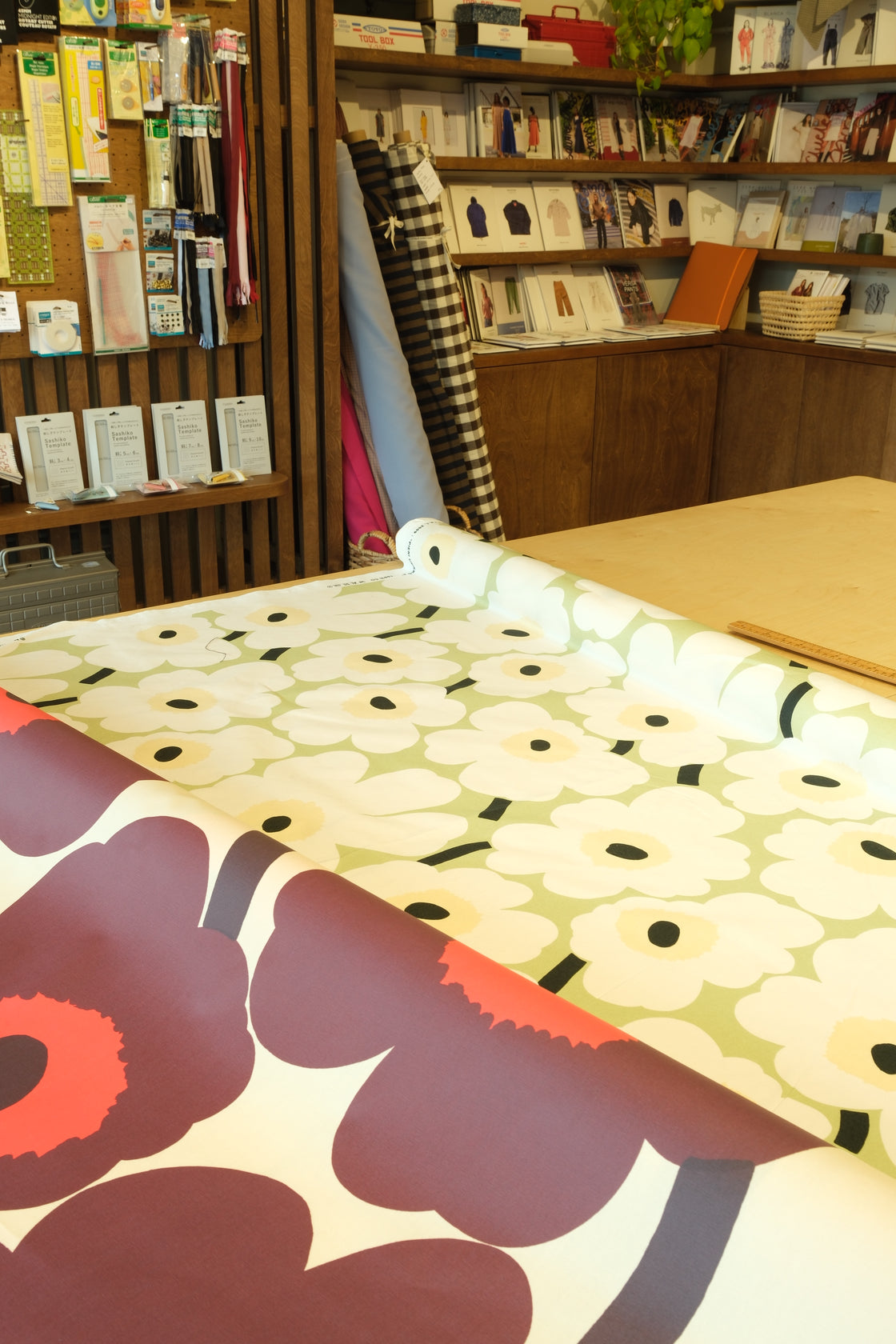 Marimekko Pieni Unikko Cotton Fabric - (Per 1/2 Metre)
