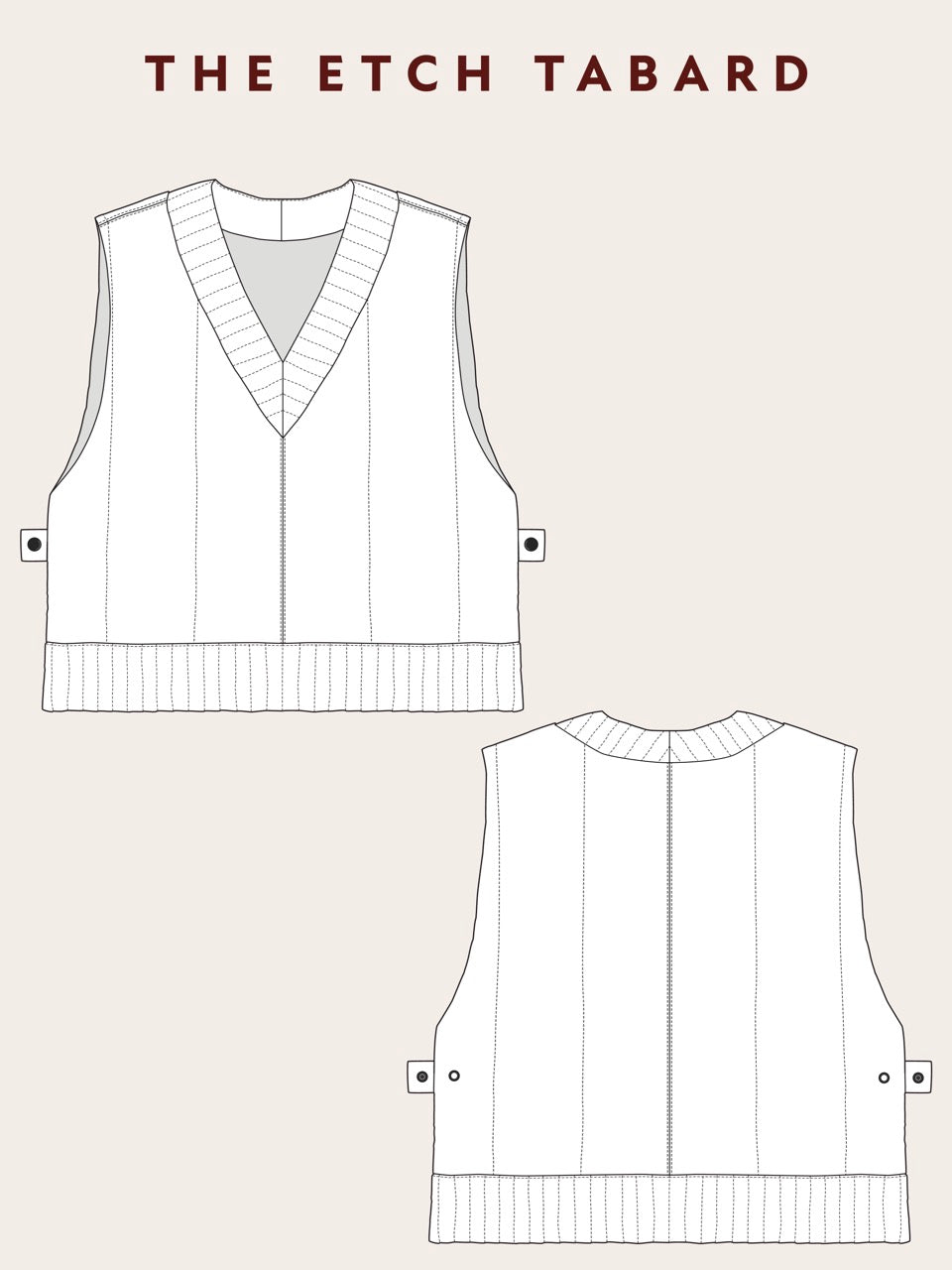 Àlamain The Etch Tabard Sewing Pattern