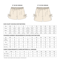 Matchy Matchy Sewing Club Bow Boxer Shorts - PDF Pattern