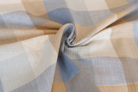 Cotton Ramie Linen Blend Yarn-Dyed Sheeting - per 1/2 M