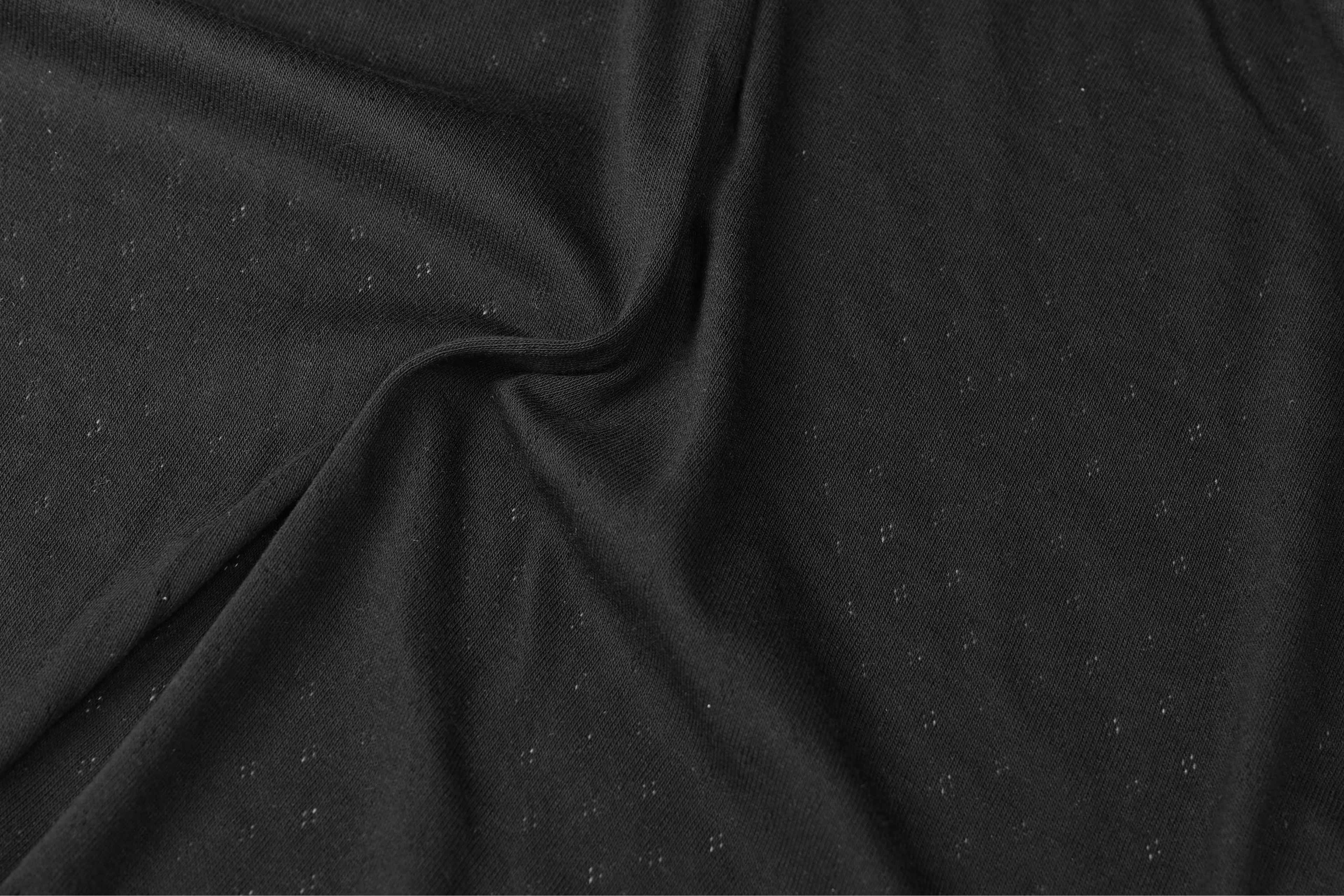 0.5M Remnant - 100% Cotton Pointelle - Black