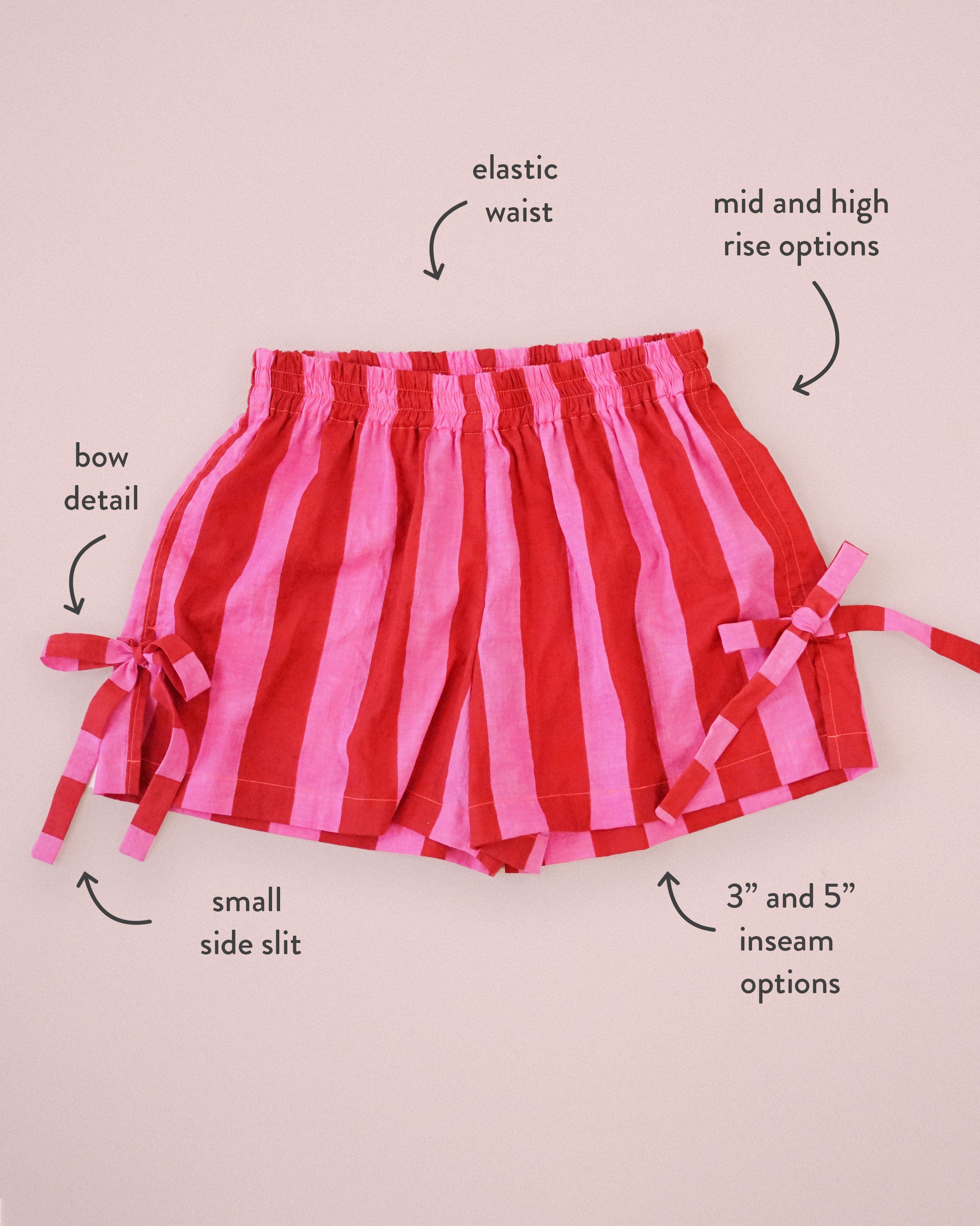 Matchy Matchy Sewing Club Bow Boxer Shorts - PDF Pattern