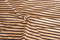 100% Cotton Retro Stripe Jersey (per 1/2M)