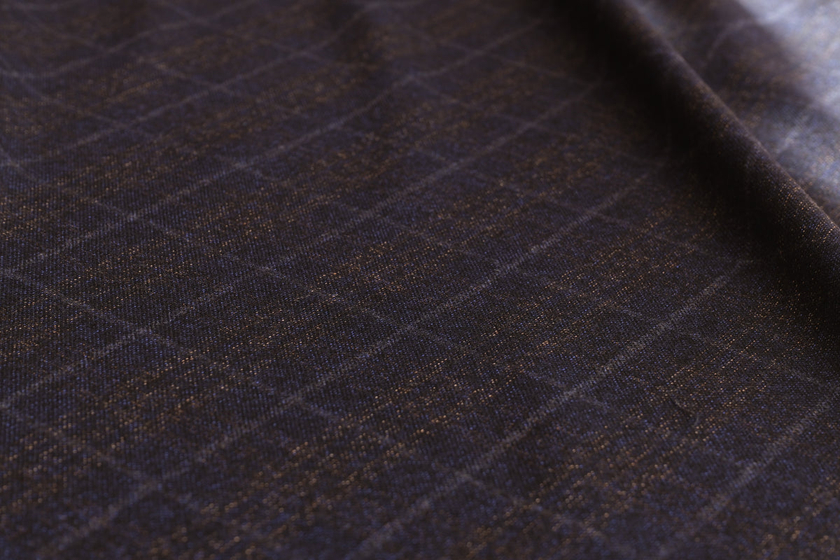 Deadstock Wool Blend Check (per 1/2 M)