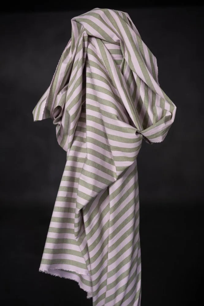 Merchant & Mills Cecily Organic Cotton/Linen Stripe (per 1/2M)