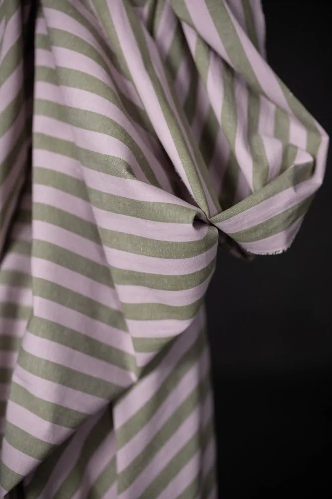 Merchant & Mills Cecily Organic Cotton/Linen Stripe (per 1/2M)