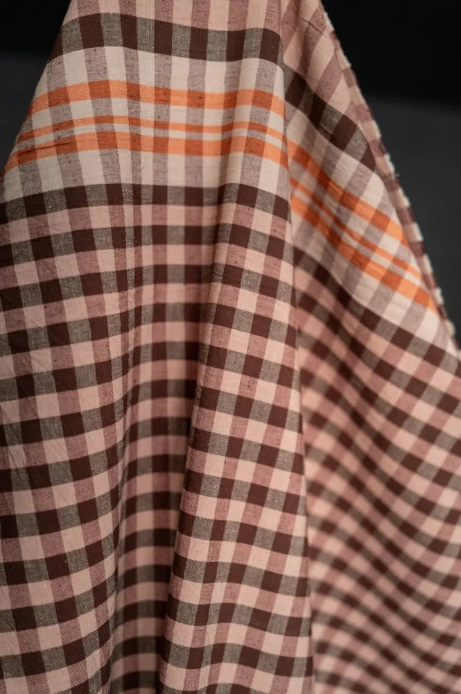 Merchant & Mills Flavour Notes Organic Cotton/Linen Gingham (per 1/2 M)