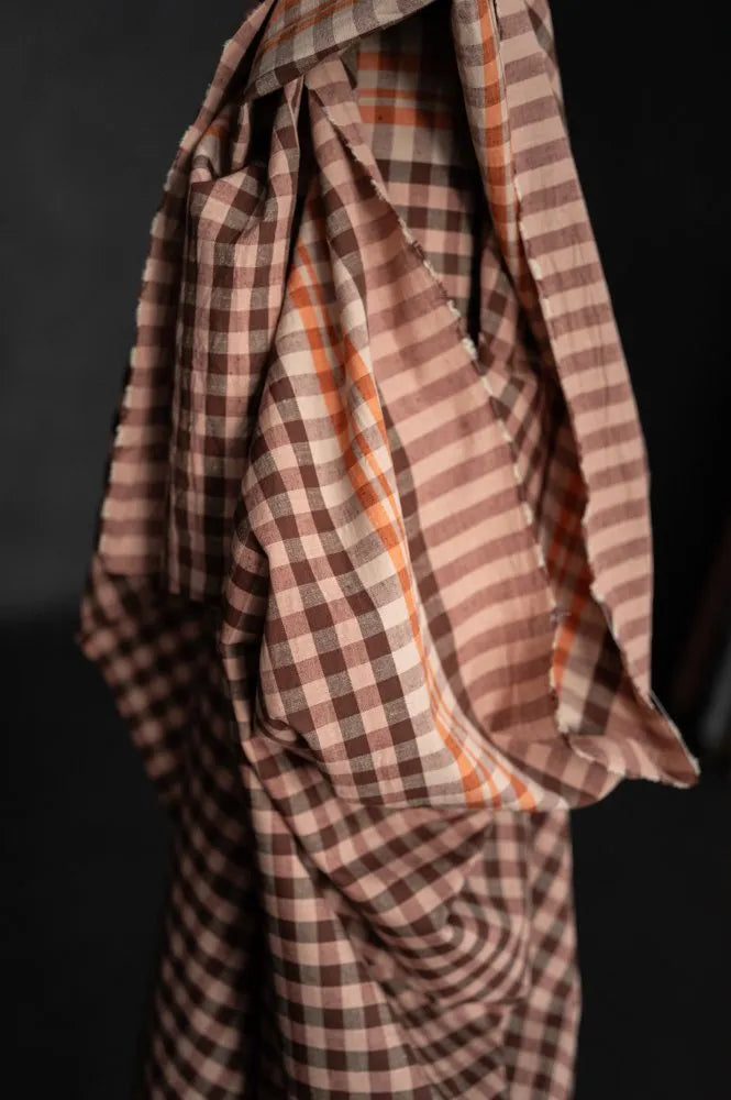 Merchant & Mills Flavour Notes Organic Cotton/Linen Gingham (per 1/2 M)