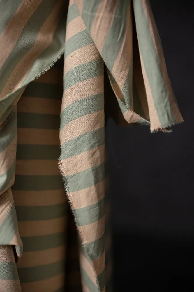 Merchant & Mills Land & Sea Organic Cotton/Linen Stripe (per 1/2M)