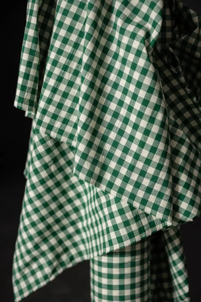 Merchant & Mills Mini Toto Organic Cotton/Linen Gingham (per 1/2 M)