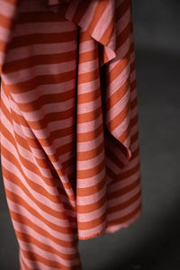 Merchant & Mills Pink Blush Organic Cotton/Linen Stripe (per 1/2M)