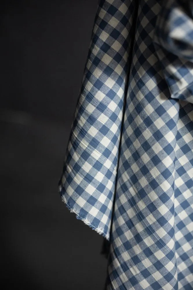 Merchant & Mills Prairie Organic Cotton/Linen Gingham (per 1/2M)