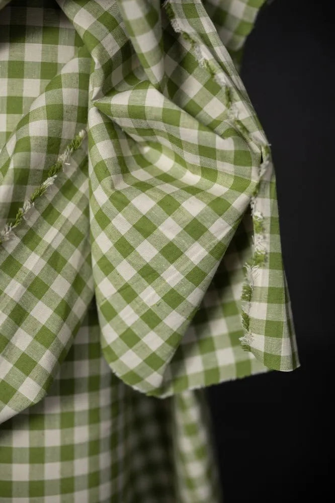 Merchant & Mills Tartines Organic Cotton/Linen Gingham (per 1/2M)