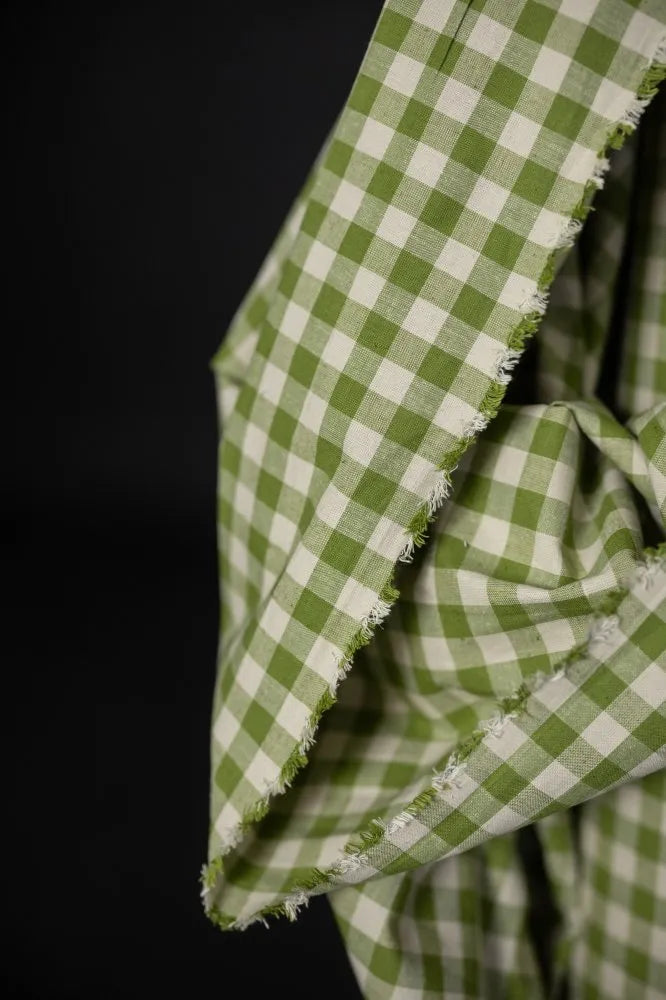 Merchant & Mills Tartines Organic Cotton/Linen Gingham (per 1/2M)