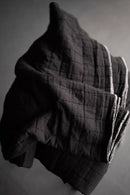 Cotton Jacquard Square - Merchant & Mills - Lunar Black (per 1/2 metre)