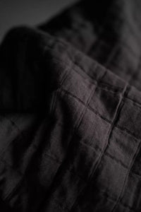 Cotton Jacquard Square - Merchant & Mills - Lunar Black (per 1/2 metre)