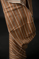 Merchant & Mills Nutmeg Stripe 8oz Handloom Denim (per 1/2 M)