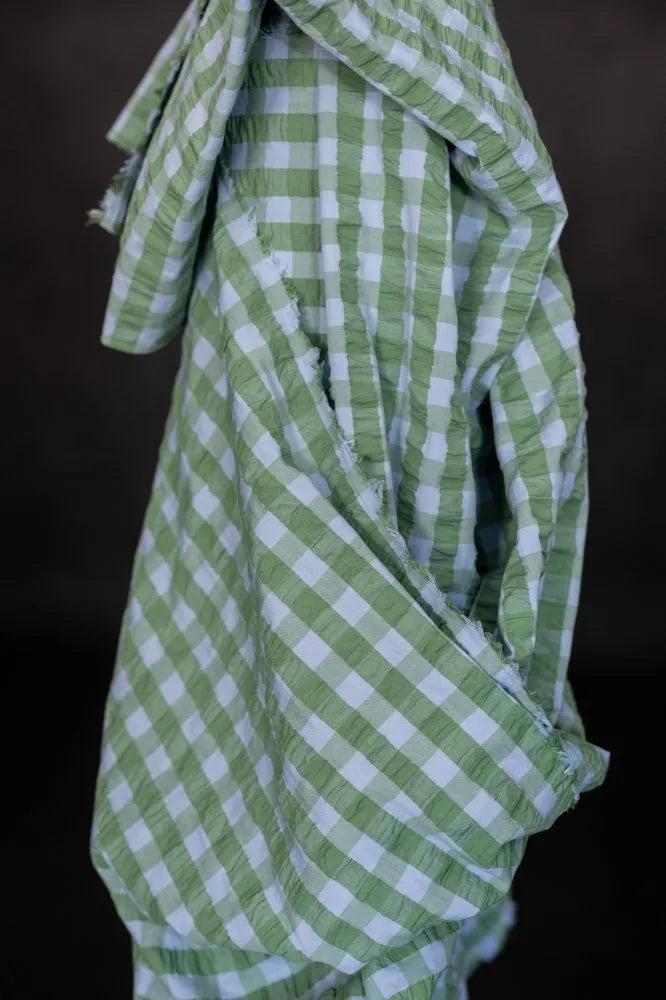 Merchant & Mills Gingham Seersucker (per 1/2M)