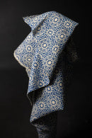 Merchant & Mills Papercut Blue Quilt Indian Cotton (per 1/2M)