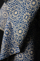 Merchant & Mills Papercut Blue Quilt Indian Cotton (per 1/2M)