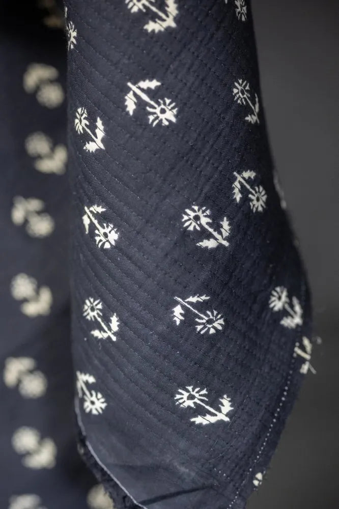 Merchant & Mills Quilted Sylvie Indian Block Print Cotton (per 1/2M)