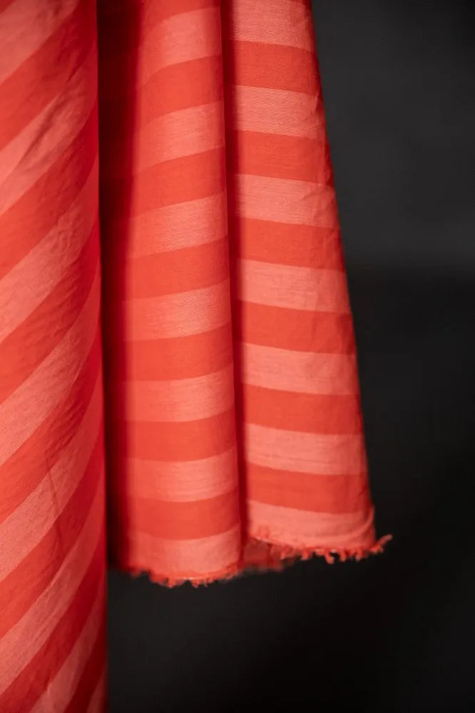 Merchant & Mills Roadrunner Watercolour Cotton Stripe (per 1/2 M)