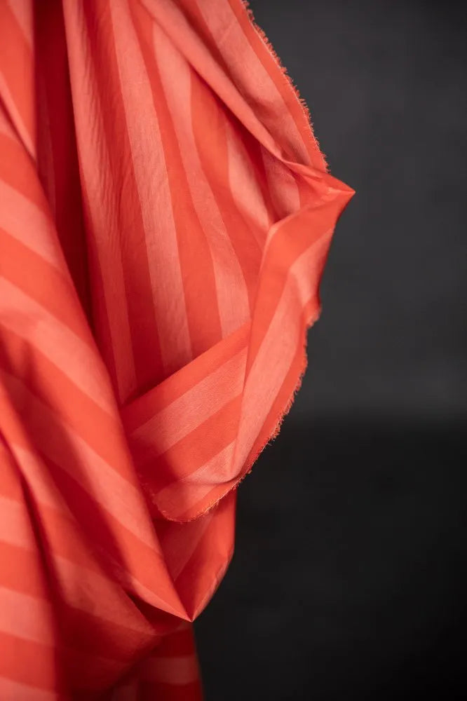 Merchant & Mills Roadrunner Watercolour Cotton Stripe (per 1/2 M)