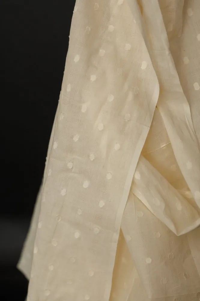 Merchant & Mills Spot Spot Natural Indian Cotton (per 1/2 M)