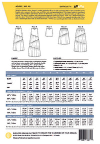 Closet Core Azure Dress + Skirt + Top (Paper Pattern)