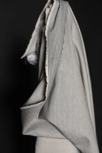 Merchant & Mills Ecru Hickory Stripe 10oz Organic Denim (per 1/2M)